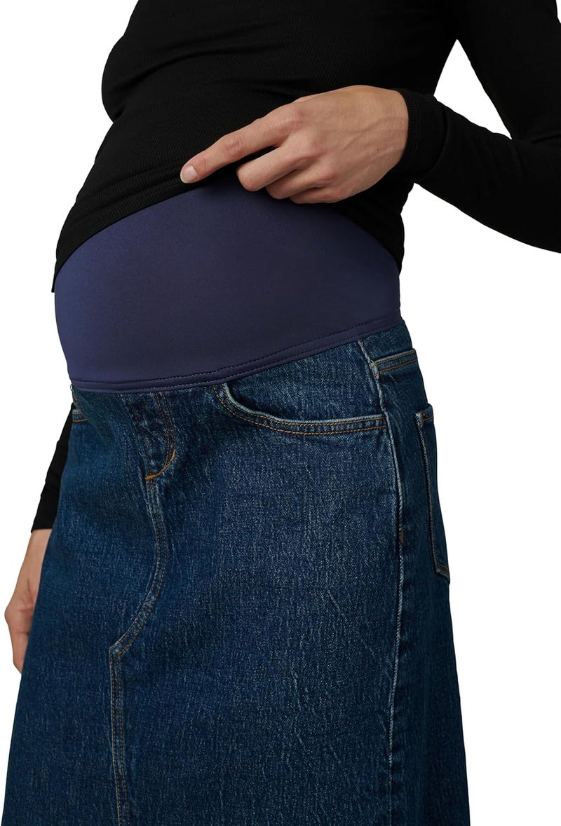 Joe's Womens The Joplin Maternity Denim Knee Length Skirt - Image 2